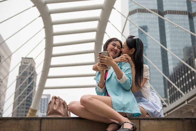 Japanese Lesbian Kiss